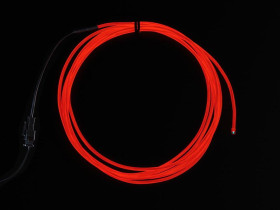 Adafruit Red Electroluminescent (EL) Wire - 2.5 meters