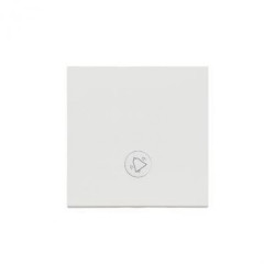 Simon 55 Klawisz pojedynczy z oczkiem z piktogramem dzwonek do: SP1M Jasnoszary mat TKWD1L/114