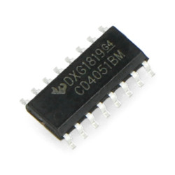 Analogowy multiplekser/demultiplekser MC4051BG - SMD
