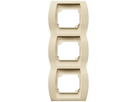 GAZELA Ramka 3 potrójna pionowa beżowy R-3JV/01 OSPEL