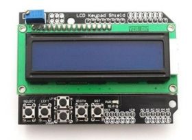 SHELD LCD 2X16 NIEBIESKI Z KLAWIATURA