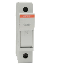 Uchwyt bezpiecznikowy montowany na szynie Mocowanie szynowe rozmiar: 8 x 31mm 25A 400V ac Mersen