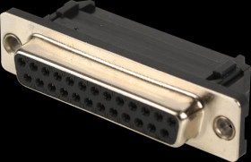 114-25-2-00-10-60 D-SUB socket, 25-pin, for IDC ribbon cable