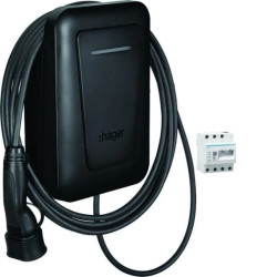 EVCS Stacja ładowania witty plus 1x22kW 1/3f MID OCPP + EMC z kablem 6,5m T2