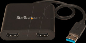 USB32HD2 Adapter USB 3.0 a male to dual HDMI, 4K