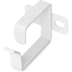 Pojedynczy uchwyt kablowy do szaf Rack, szary 919593