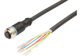 Kabel połączeniowy gniazdo proste M12 8 pin PUR 5m fi5,9mm VK500A25