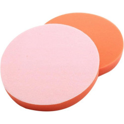 Gąbka płaska do polerowania 125mm - pomarańczowa -podkładka czyszcząca - do woskowania