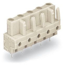 Wtyk PCB 5 -pinowe raster: 7.5mm Nagłówek Proste Montaż na płytce drukowanej