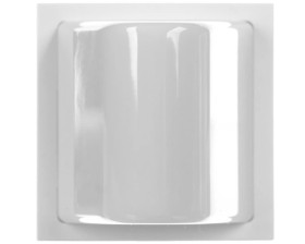 MOSAIC Lampa sygnalizacyjna trójkątna 12-24V DC biała 078571