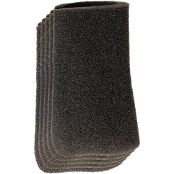 Einhell 2351135 Foam Filter 5 pcs 70mm dia 120mm length for TE-VC 18/10 Li