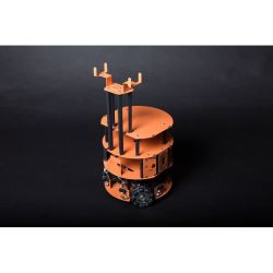 HCR - podwozie robota mobilnego z kołami szwedzkimi (do montażu)