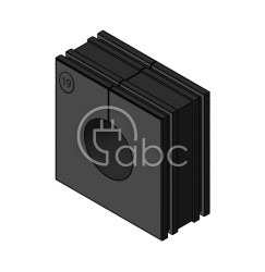 Moduł uszczelniający KT duży, KT 19, z otworem 1x19-20 mm, 41319