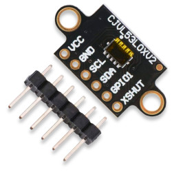 Precyzyjny Czujnik Laserowy ToF VL53L0X Moduł do Arduino I2C 2-200cm czarny