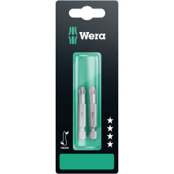 Wera 05134386001 Premium Torsion 1/4in Hexagon Drive Pozidriv Bit PZ3 x 50mm