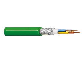 Kabel PROFINET 4x22AWG kat.5e PVC drut zielony BL-70006E.01B100 /100m/
