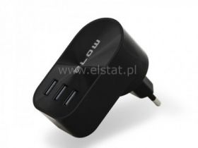 Ładowarka sieciowa 3x USB 4,8A 5V