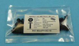 MS7 M3x05 PH-BO WKRĘT DO MET.DUŻY SOCZE