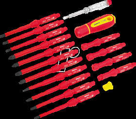 117862 VDE screwdriver bit set, 18-piece