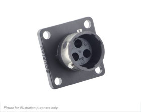 Złącze okrągłe 3-pinowe Męski Souriau Sunbank by Eaton Żeński Montaż na kołnierzu MIL-DTL-26482 rozmiar 10