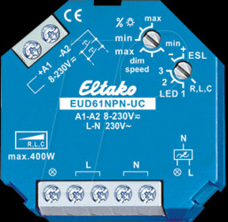 EUD61NPN-UC Universal dimmer switch - 230 V, 400 W