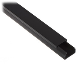 Kanał kablowy samoprzylepne LS-25X16/B-ZK czarny /2m/