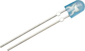 LED, THT, oval, Ø 3.8 mm, blue, 470 nm, 460 to 780 mcd, 110°, 544BD2I-B4-2B-T
