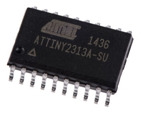 Mikrokontroler Microchip ATtiny2313 SOIC 20-pinowy Montaż powierzchniowy AVR 2 kB 8bit CAN: 20MHz RAM:128 B Ethernet: