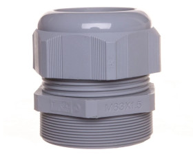 Dławnica kablowa poliamidowa M63 IP68 HELUTOP HT-M63 ciemnoszara 93930