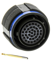 Złącze 37-pinowe Męski Amphenol Żeński Montaż na kablu MIL-DTL-38999 rozmiar 15