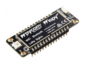 Pycom LoPy4 MicroPython enabled development board (LoRa, Sigfox, WiFi, Bluetooth)