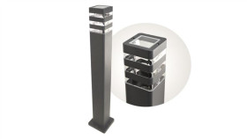 Słupek Ogrodowy Santa 1X E27 80Cm Antracyt