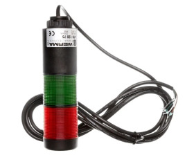 Kolumna sygnalizacyjna zielona/czerwona światło stałe 24V AC/DC IP65 LED Kompakt 37 LED 698.120.75