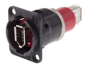Złącze Firewire 6 Way Montaż na panelu Żeński Switchcraft