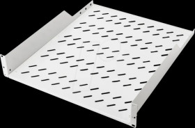 26210022 19-inch shelf, 2 U, gray