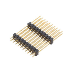 Wtyk-PINY 2x10 proste szpilkowe raster 2,54mm goldpin / SL14.187.20G