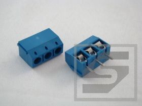 Złącze ARK306-031;3 PIN;rozstaw 5mm odp.AK500/3-V;kolor niebieski