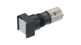 Nasadka przełącznika Praca sieciowo-awaryjna 1NO+1NC średnica wycięcia 16.2mm, montaż panelowy RAFI