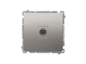 SIMON BASIC Gniazdo antenowe pojedyncze końcowe (moduł) satynowy (zastępuje BMAK1.01/..) BMAK3.01/29 KONTAKT SIMON