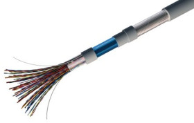 Kabel telefoniczny SYTAI, 100m, 2-parowy, ekranowany, Szary 300 V AC, RS PRO, Odporność na ogień 4