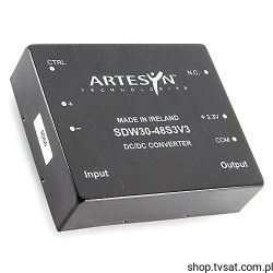 SDW30-48S3V3 DC-DC 72V to 3.3V 5A THT ARTESYN