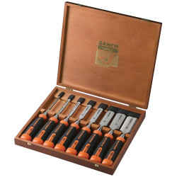 Bahco 434-S8-EUR Bevel Edge Chisel Set, 8 Piece