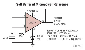 Micropower, Single Supply, Precision Op Amp