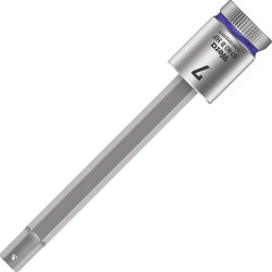 Wera 05003038001 8740 B HF Zyklop In-Hex 3/8&quot; Bit-Socket 7 x 100mm