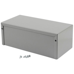 Hammond 1411S Utility Metal Case 203x102x76mm Aluminium Grey