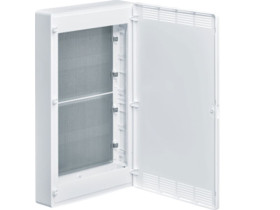 Rozdzielnica multimedialna natynkowa 72 modułowa 4x18M drzwi wentylowane VDI golf VS418PZF HAGER