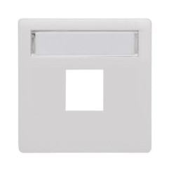 VENA Pokrywa gniazda Keystone z polem opisowym biała 5104801
