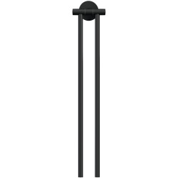 tesa 40562-00000-00 MOON towel rail 2-arm swiveling Adhesive matt black