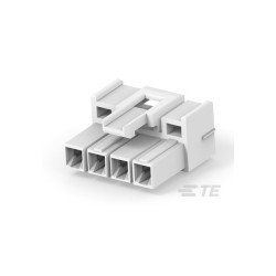 TE Connectivity 3-2408780-4 HCI Plug Female Unshrouded 4P White 6.2 Pitch
