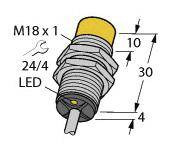 Turck Czujnik indukcyjny nie podtynkowy NAMUR NI10-EG18-Y1X/S100 7M